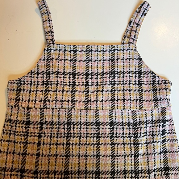 Beautees Spaghetti Strap Plaid Girl's Dress Youth Size 12 Clueless - Picture 3 of 5